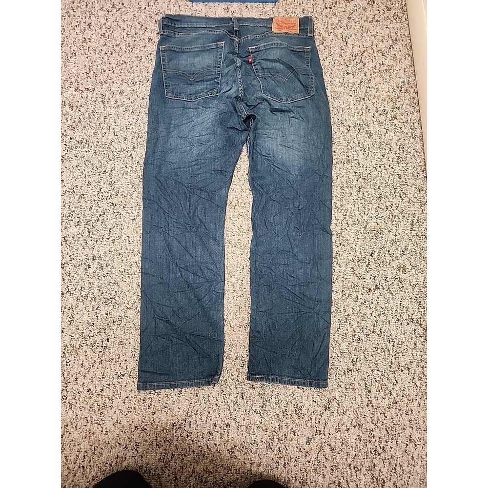 LEVIS 505 REGULAR BLUE JEANS 36x30 - Picture 3 of 8